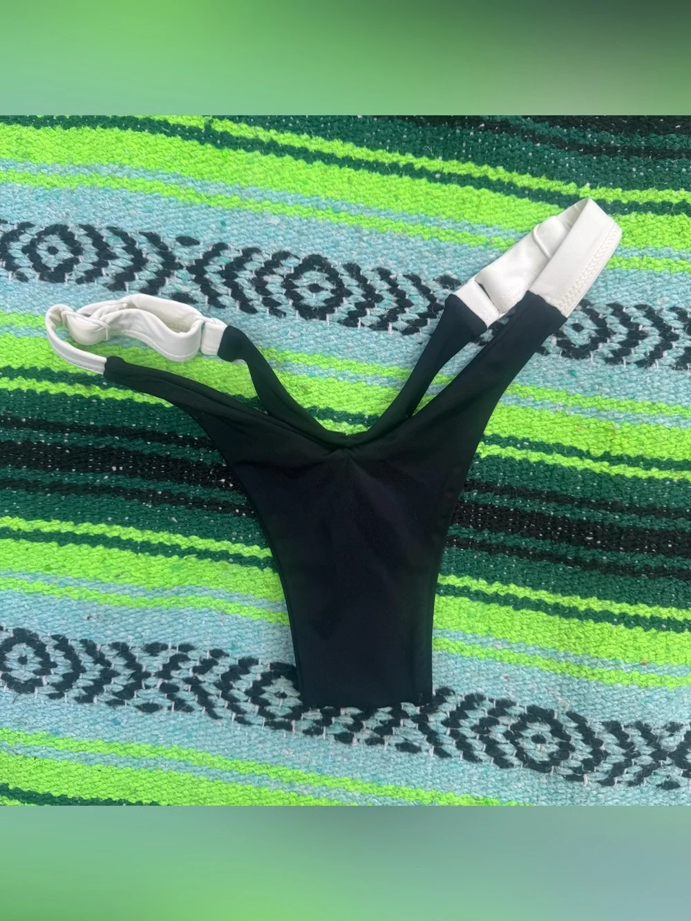ONEONE Skimpy Elena bottom cape black and white bikini bottom
